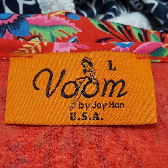 VOOM by Joy Han Multi Color Floral Print Tunic - Picture 2 of 6